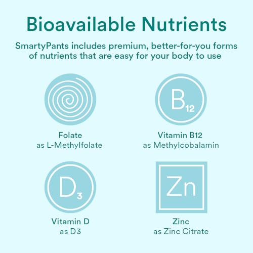 SmartyPants Prenatal Vitamins for Women, Multivitamin Gummies: Omega 3 Fish Oil (EPA/DHA)