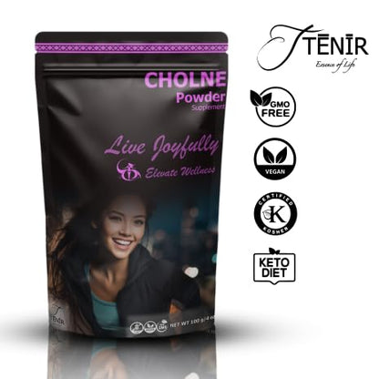 TĒNĪR Essence of Life Pure Choline Food Grade | Non-GMO, Keto-Friendly | Postnatal Multivitamin