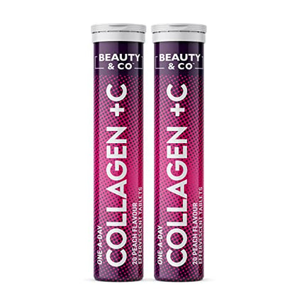 Collagen Effervescent - Marine Collagen & Vitamin C (2 Tubes)
