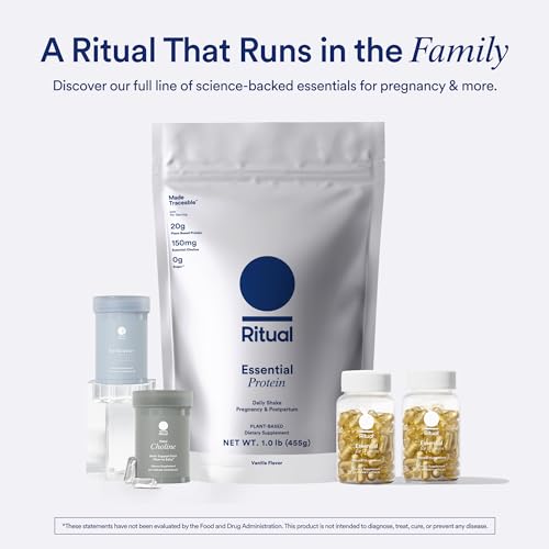 Ritual Postnatal Multivitamin and Protein Duo with Postnatal Vitamins and Organic Vanilla Protein Powder 20g