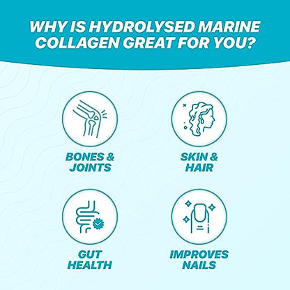 Marine Collagen Peptides Supplements for Men & Women - Collagen Pills