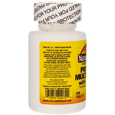 Nature's Blend Multivitamin Prenatal Formula 100 CT (Pack of 2)