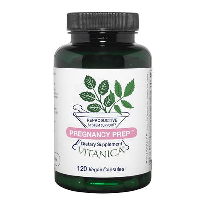 Vitanica Pregnancy Prep, Reproductive System Support, Vegan, 120 Capsules