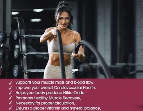 Cardio 911® Nitric Oxide Heart & Circulation Support - 5000mg L-Arginine & 1000mg L-Citrulline - Mixed Berry, 30 Servings Powder, 363 Grams - CoQ10 Beet Root - High Potency Cardiovascular Formula