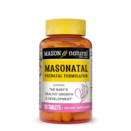 MASON NATURAL Masonatal Prenatal Formulation - Prenatal & Postnatal Multivitamin for Women