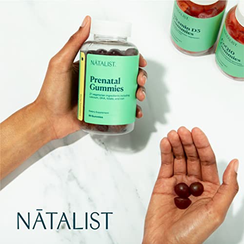 NATALIST Prenatal Gummies for Her Daily Preconception & Pregnancy Formula Women's Multivitamins