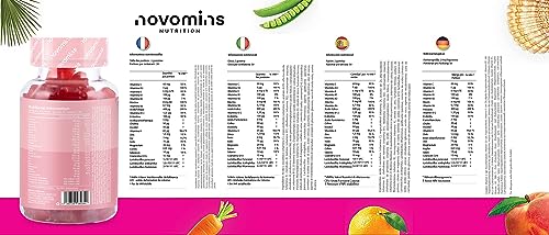 Novomins Fertility Gummies - Fertility Supplements for Women Trying to Conceive–25 Essential Vitamins