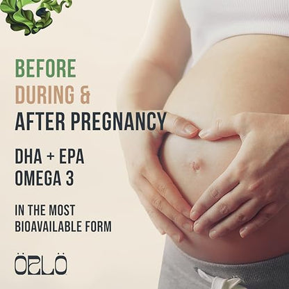 Orlo PRENATAL DHA - Prenatal DHA Omega 3 Supplement - Triple Strength Omega3s