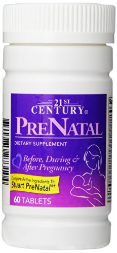 21st Century Prenatal Tablets, 60 Count (Pack of 3)