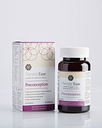 Prenatal Ease Preconception, Baby Planning Multivitamin, Once Daily Dose, Contains Methylfolate