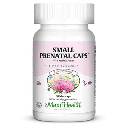 Maxi Small Prenatal Capsules with Methyl Folate 120 ct