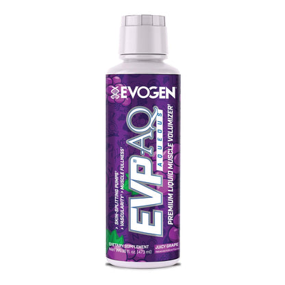 Evogen EVP AQ Liquid Glycerol | Muscle Volumizer | Unflavored | 16 Fl Oz | S7 nitric oxide blend with betaine anhydrous for pumps, vascularity, fullness and hydration; low-stim and clean
