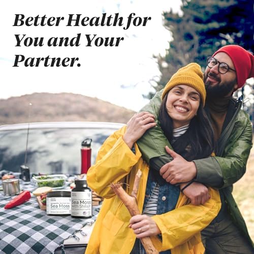 Atlantic Naturals Sea Moss Superfood Bundle - Sea Moss with Shilajit 5-in-1 Capsules & Sea Moss Powder with Ashwagandha, Beet Root & Maca Root - Enhanced Vitality, Skin & Athletic Support 60 ct & 150g