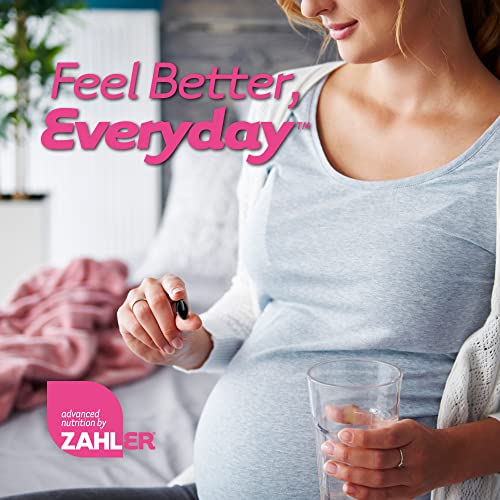 Zahler Mighty Mini Prenatal Vitamin with DHA & Folate - Certified Kosher - All Natural Prenatal Vitamins
