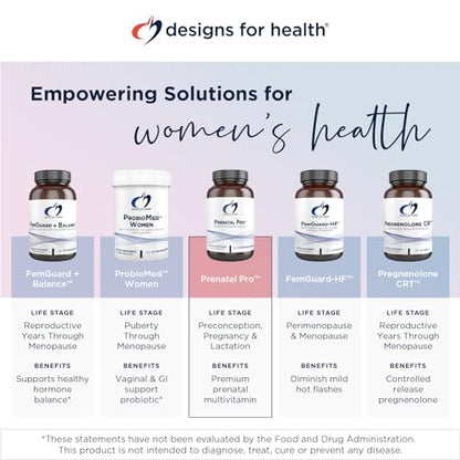 Designs for Health Prenatal Pro Methylated Multivitamin for Women - Prenatal Vitamins