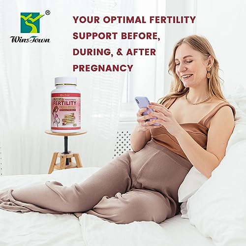 Wins Town Fertility Tablet for Women with Prenatal Vitamins, Female Fertility Supplement