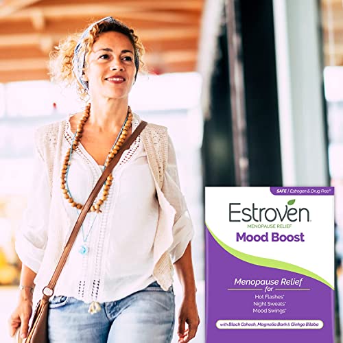 Estroven Mood Boost For Menopause Relief - 30 Ct. - Clinically Proven Ingredients