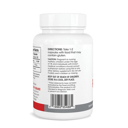 Silver Fern Gluten Comfort with Tolerase G - 1 Bottle - 60 Capsules | Digestive Enzyme Made Specifically to Break Down and Digest Gluten Protein