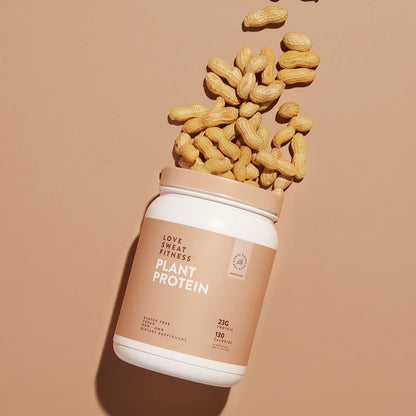 Love Sweat Fitness Organic Vegan Protein Powder for Women | 20g Plant Protein | No Bloat, No Chalk | Vanilla | Sugar Free, Gluten Free, Non-GMO | 28 Servings