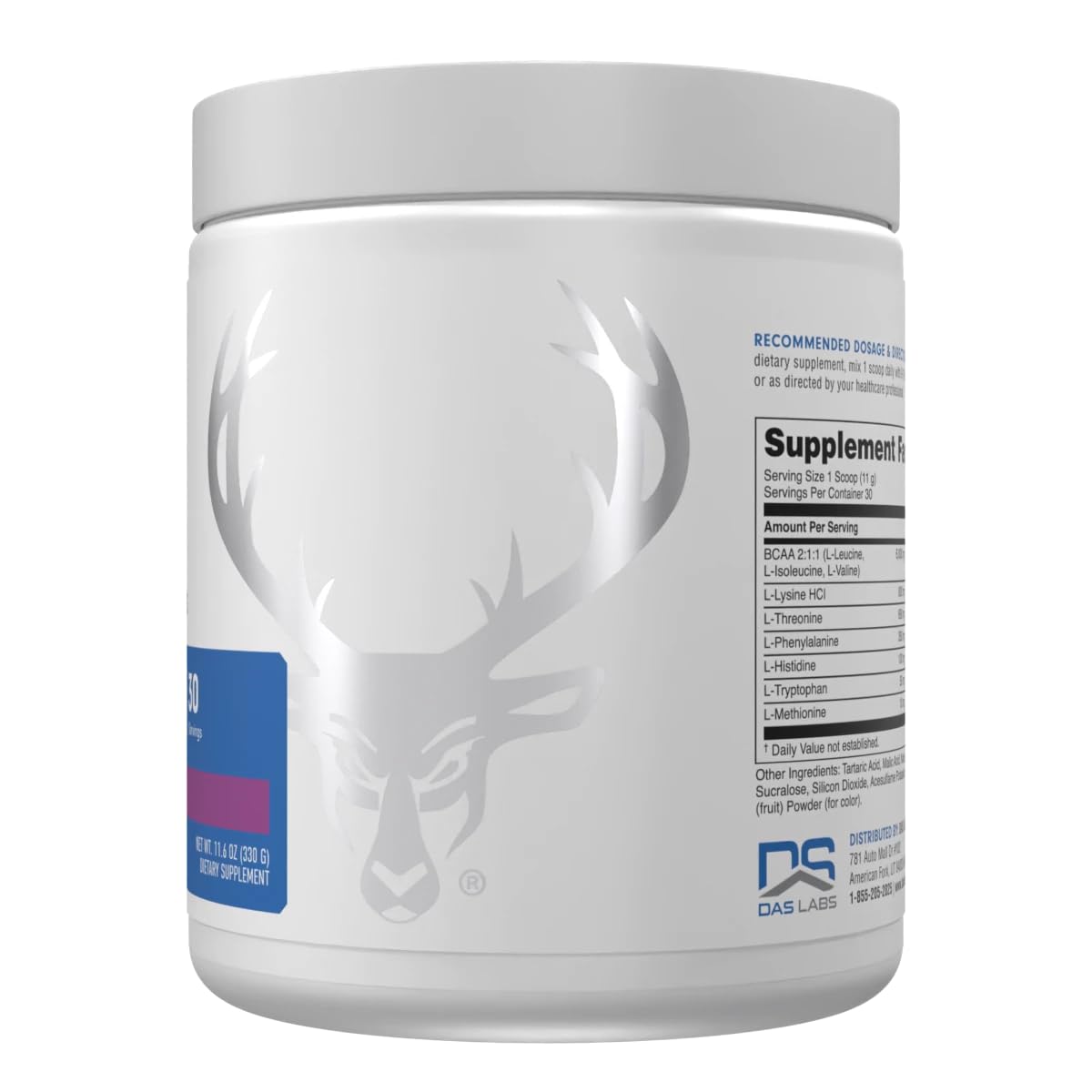 Bucked Up Essential Amino Acids - EAA Powder - Easy Mix, Non Clumping Formula - for Pre/Intra Workout - Pina Colada Flavor - 30 Servings - 11.6 oz