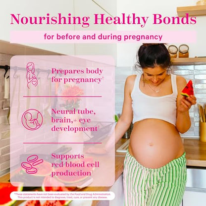 Pink Stork Premium Prenatal Gummy Vitamins with DHA, Folate, and Vitamin D - Multivitamin