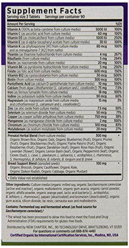 New Chapter Perfect Prenatal Trimester Supplement,270 Count