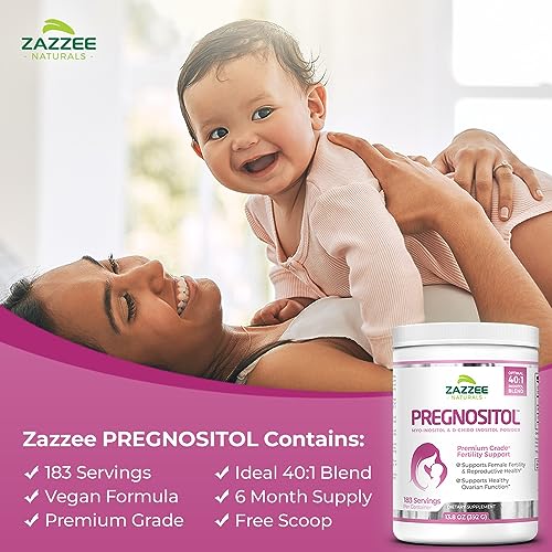 Zazzee PREGNOSITOL Powder and Extra Strength Prenatal DHA
