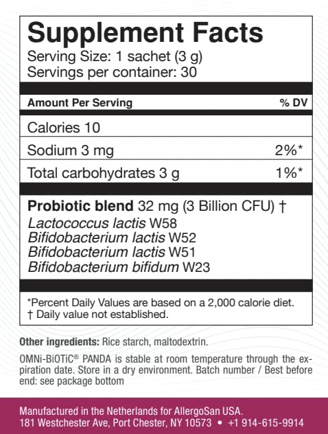 OMNi BiOTiC Panda - Probiotic for Mom and Baby - Prenatal and Infant Probiotic – Gut Health & Immune