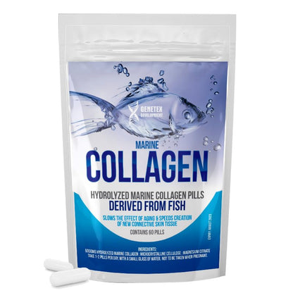 Marine Collagen Peptides Supplements for Men & Women - Collagen Pills