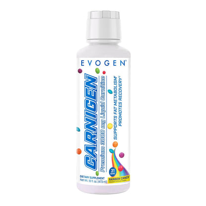 Evogen Carnigen Liquid 3000 | Energy Support | Sour Gummies | 31 Servings