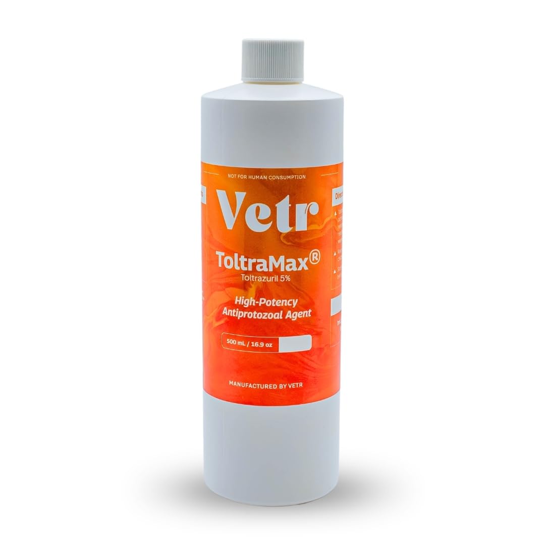 Toltrazuril 5.0% for Horses, Dogs, Cats, 60mL/2 Ounce, for Non-Food Chain Animals