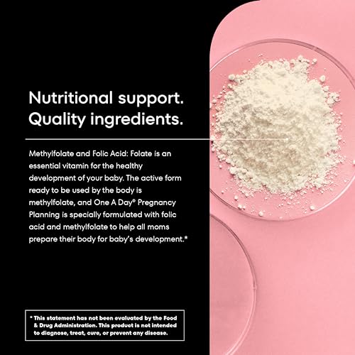 One A Day Pregnancy Planning Prenatal Multivitamin for Women, Pre Pregnancy Vitamins