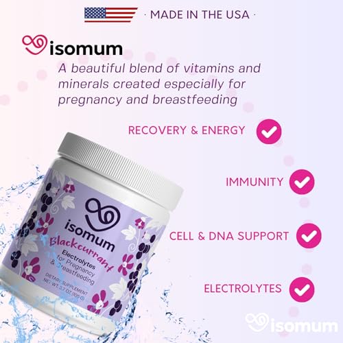ISOMUM Electrolytes: Pregnancy & Postpartum Support - Immunity, Lactation, Energy Drink