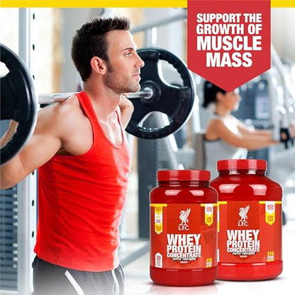 LFC Whey Protein Powder Dutch Chocolate Flavour 908g 15.5g Naturally-Occurring BCAAs