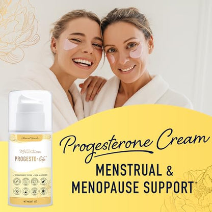 Progesterone Cream for Women Bioidentical 2000mg | From Wild Yam, Dermatologist-Tested