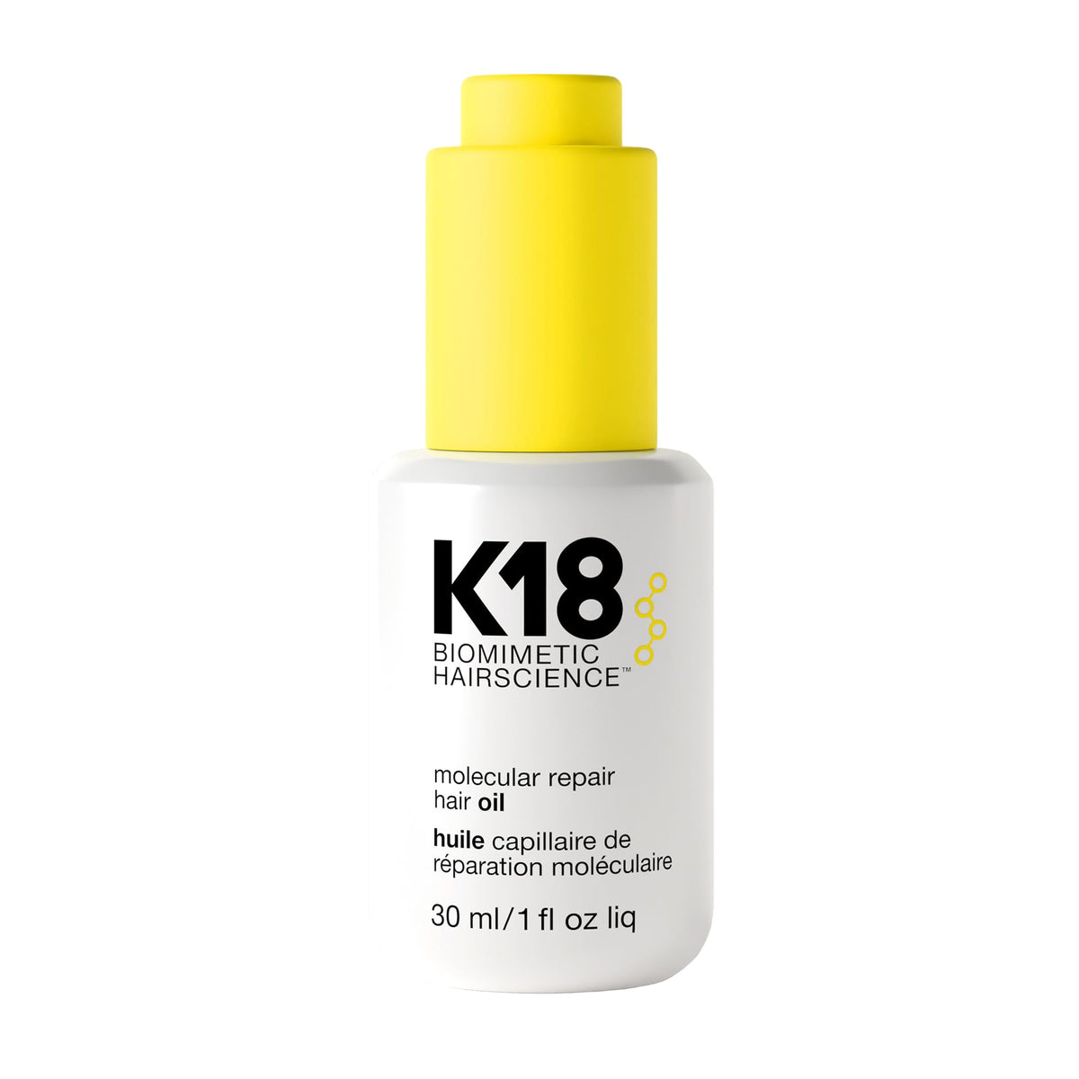 K18 Molecular Repair Hair Oil, Weightless Oil for Stronger, Healthier Hair, Suitable For All Hair Types