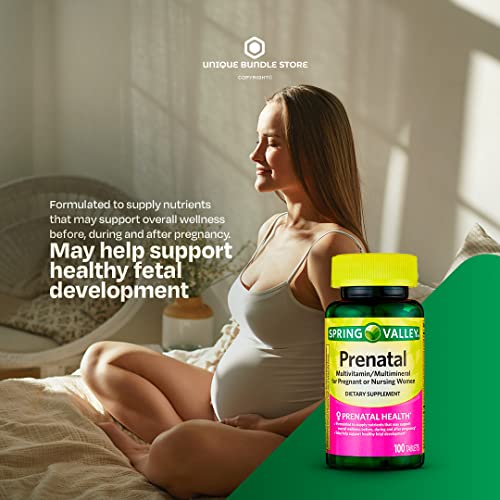 Spring Valley, Prenatal Multivitamin, Multimineral Tablets Dietary Supplement, Prenatals