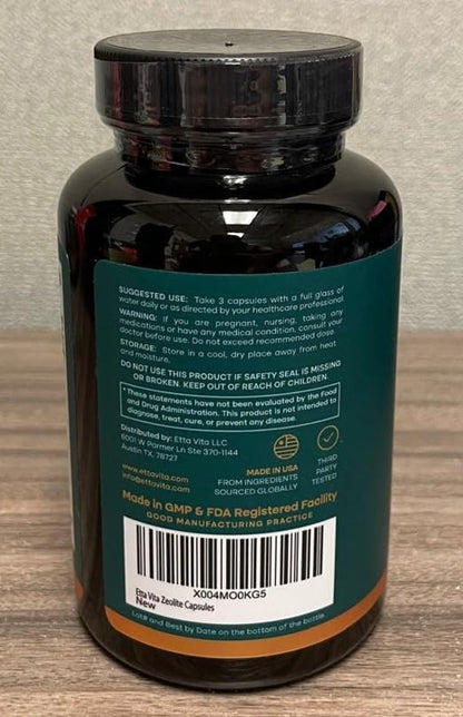 Liver Cleanse Detox & Repair with Zeolite, Chlorella, Glutathione NAC 90Ct | Zeolite supplement for gut health, cognition & natural energy - ALA, cilantro, milk thistle, noni, shilajit, vegan, non-GMO