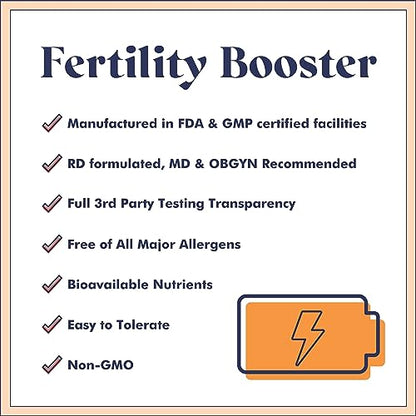 FullWell Fertility Trio | Prenatal Vitamin + DHA & Fertility Booster | Choline, Folate, Omega 3