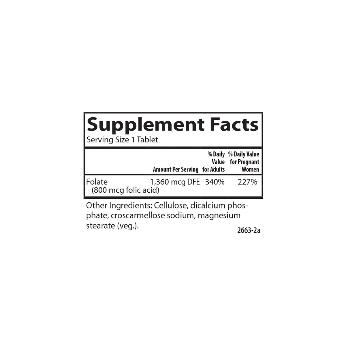 Carlson - Folic Acid, 800 mcg, Provides Important Prenatal Support, 300 tablets