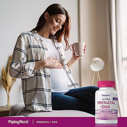 Prenatal Vitamins for Women | 60 Softgels | with DHA and Iron | Multivitamin