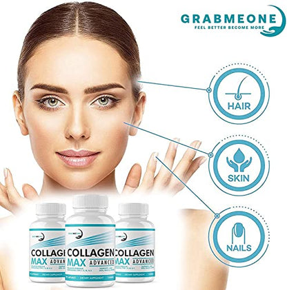 Premium Marine Collagen Supplements for Women, Ultra Potent Marine Collagen Capsules