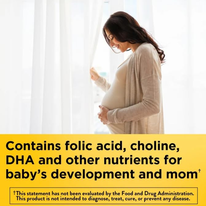 Prenatal Gummies with DHA and Folic Acid, Nature Made Dietary Supplement