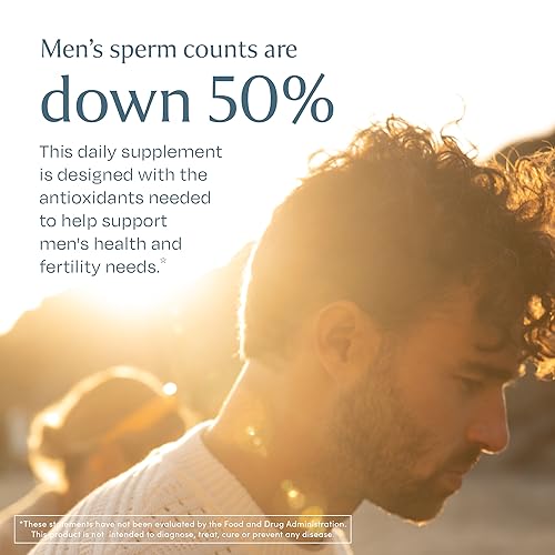 BOND Vitality: All-in-One Male Fertility Supplement - CoQ10, Vitamin B12, Vitamin C, Vitamin D, Catalase