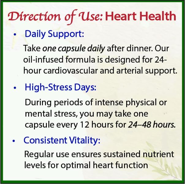 Bodymune Heart Health Blend Cholesterol Support – Organic Cardiovascular & Circulation Supplement – with Green Tea, Pomegranate & Black Seed Oil – 30Capsules – USDA Organic, Vegan (30 Count)