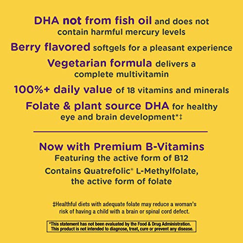 Nature's Way Alive! Complete Premium Prenatal Multivitamin for Women, Healthy Eye and Brain