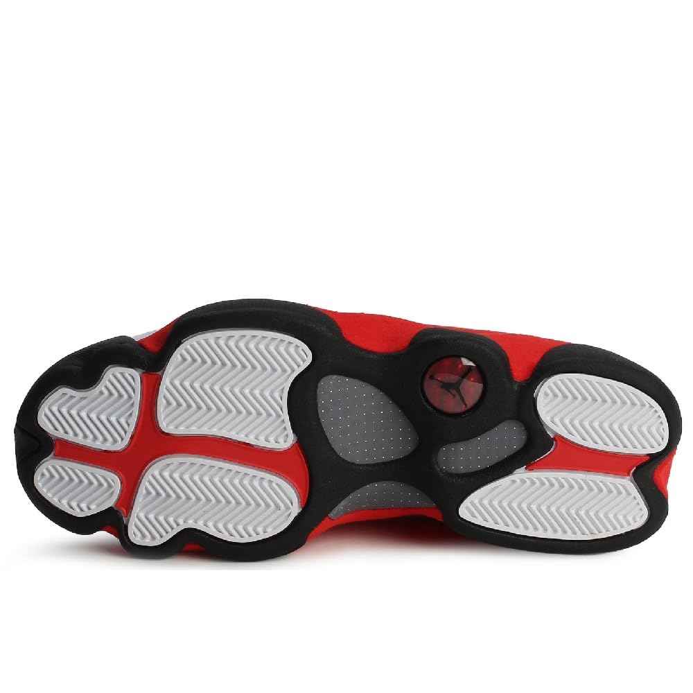 Nike Air Jordan 13 Retro White and University Red Men's Shoes (US Footwear Size System, Adult, Men, Numeric, Medium, 11)
