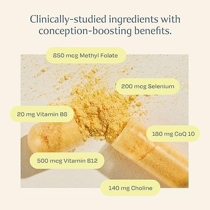 BOND Conception Boost: Fertility Supplements for Women for Ovulation, Egg Quality, and Fertility