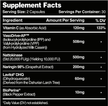 Leviathan Nutrition Hemo Flow | Supplement with Nattokinase for Nitric Oxide