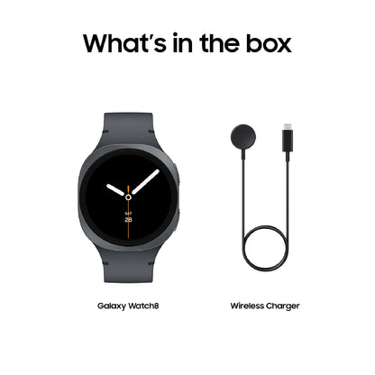 Samsung Galaxy Watch 8 (2025), Graphite, 40mm, Bluetooth Smartwatch